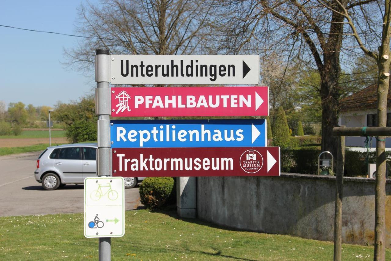 Seehaus Aachblick, Exklusive Appartements Und Ferienwohnungen Uhldingen-Mühlhofen Exterior foto